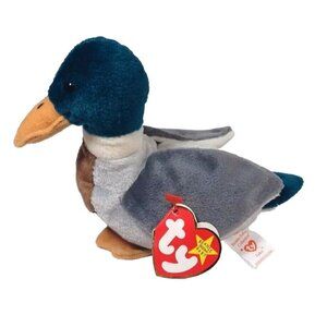 Ty Beanie Baby Jake The Mallard Drake Duck, 1997 1998 Rare Multiple Tag …